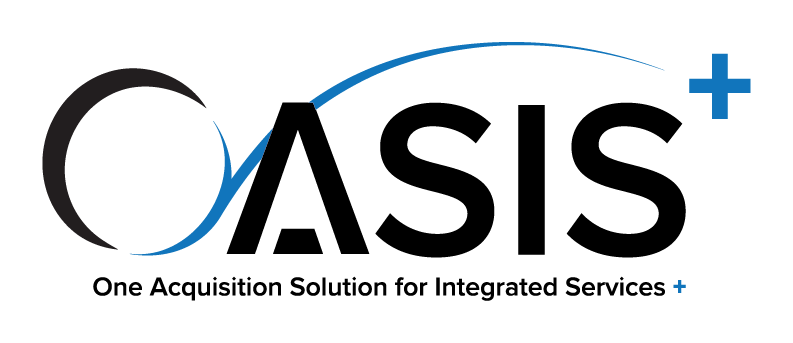 A stylized graphic of a blue medical cross connected to a black and blue crescent-shaped object, representing healthcare or medical services.