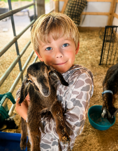 Hooves & Hellos Mini Visit •  Includes up to 4 guests. Additional guests are $15 each (maximum of 8 guests).