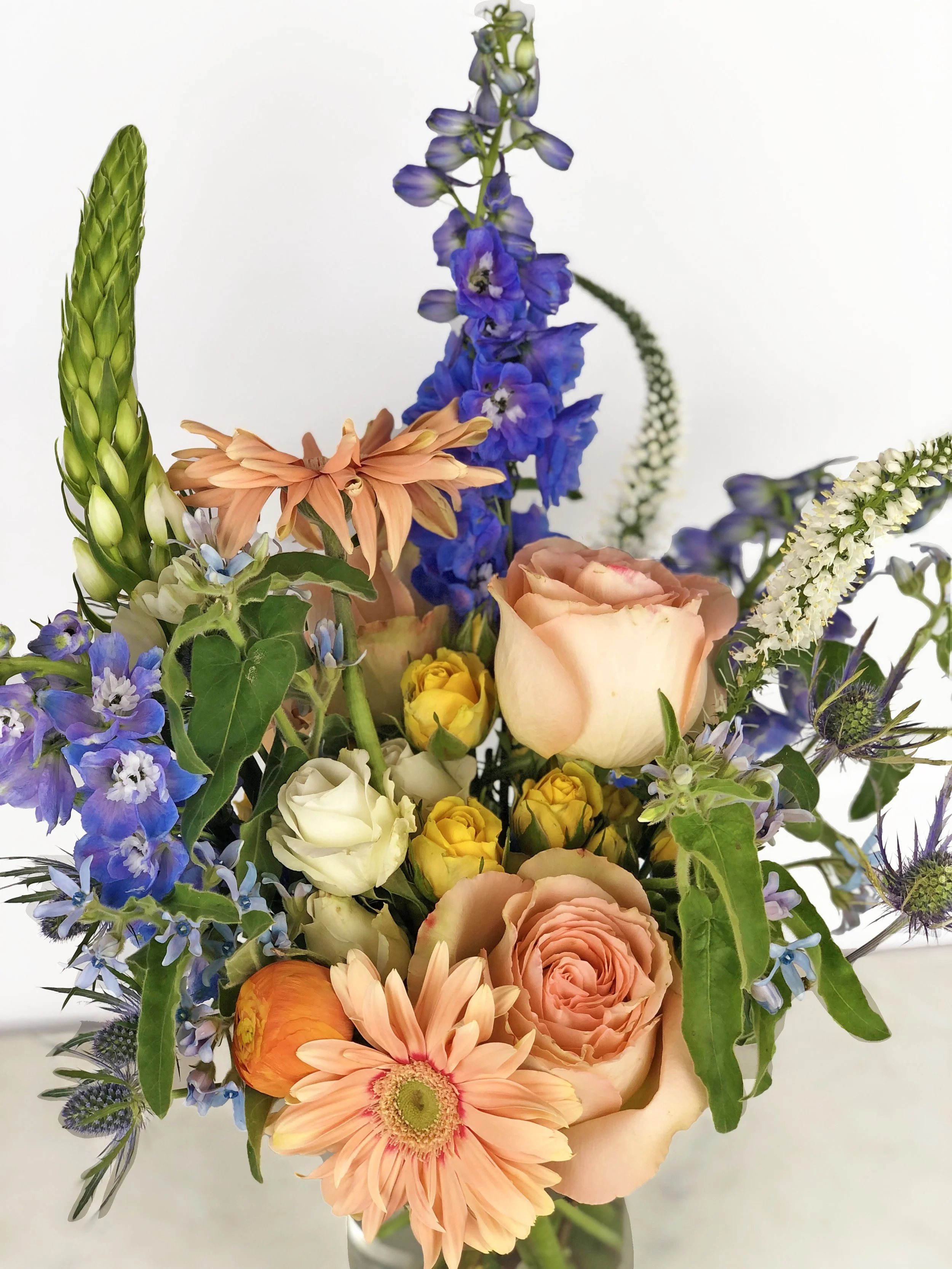Coastal Blush Arrangement $60