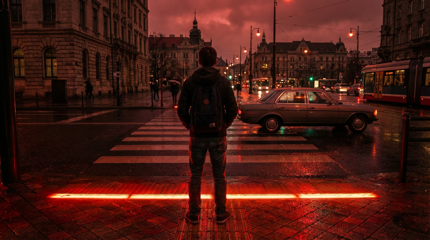 COLOROAD signalisation LED sol – sécurité piétons smombie carrefour urbain