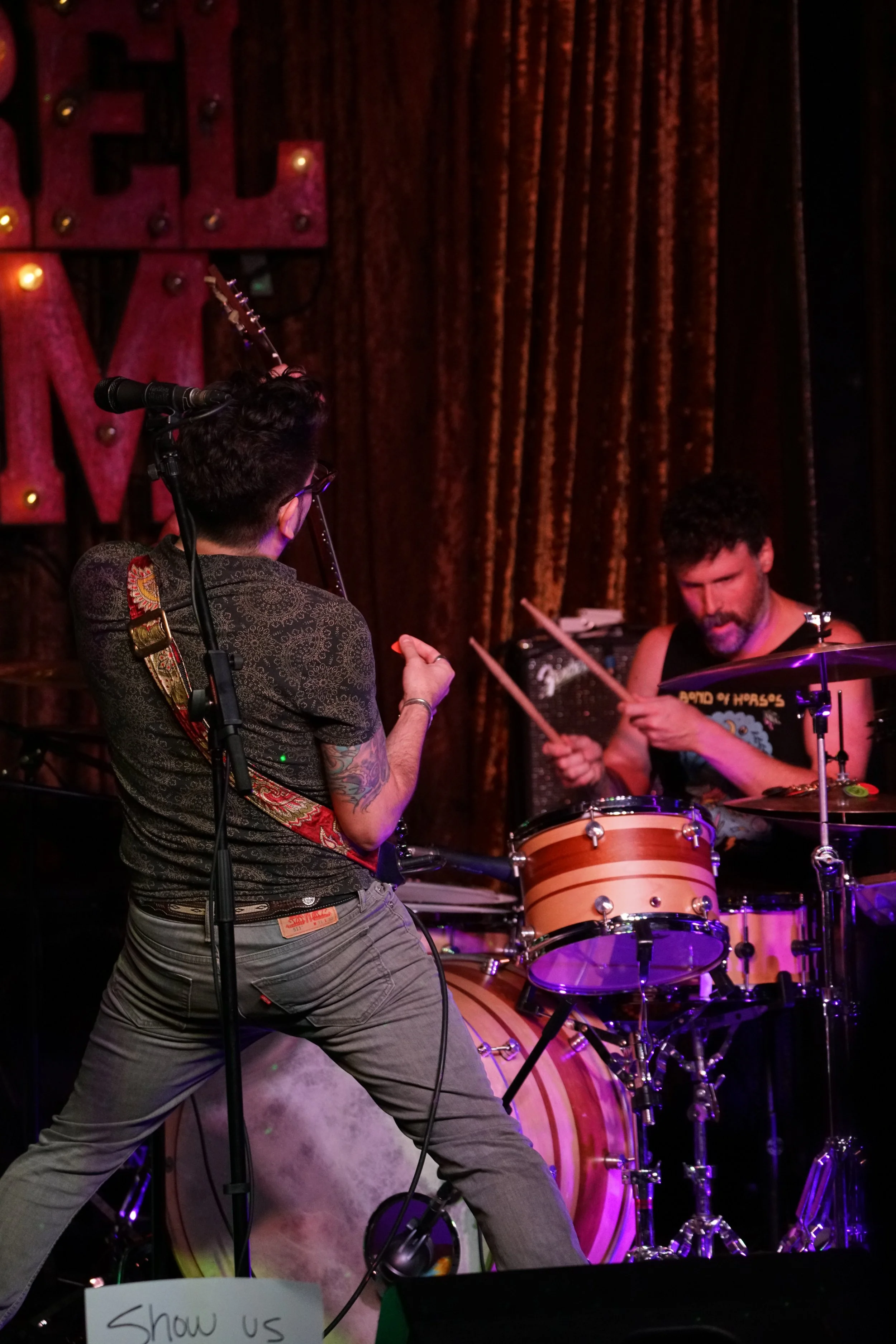 Live at Barrel Room//Photo by Andrew Jesse 