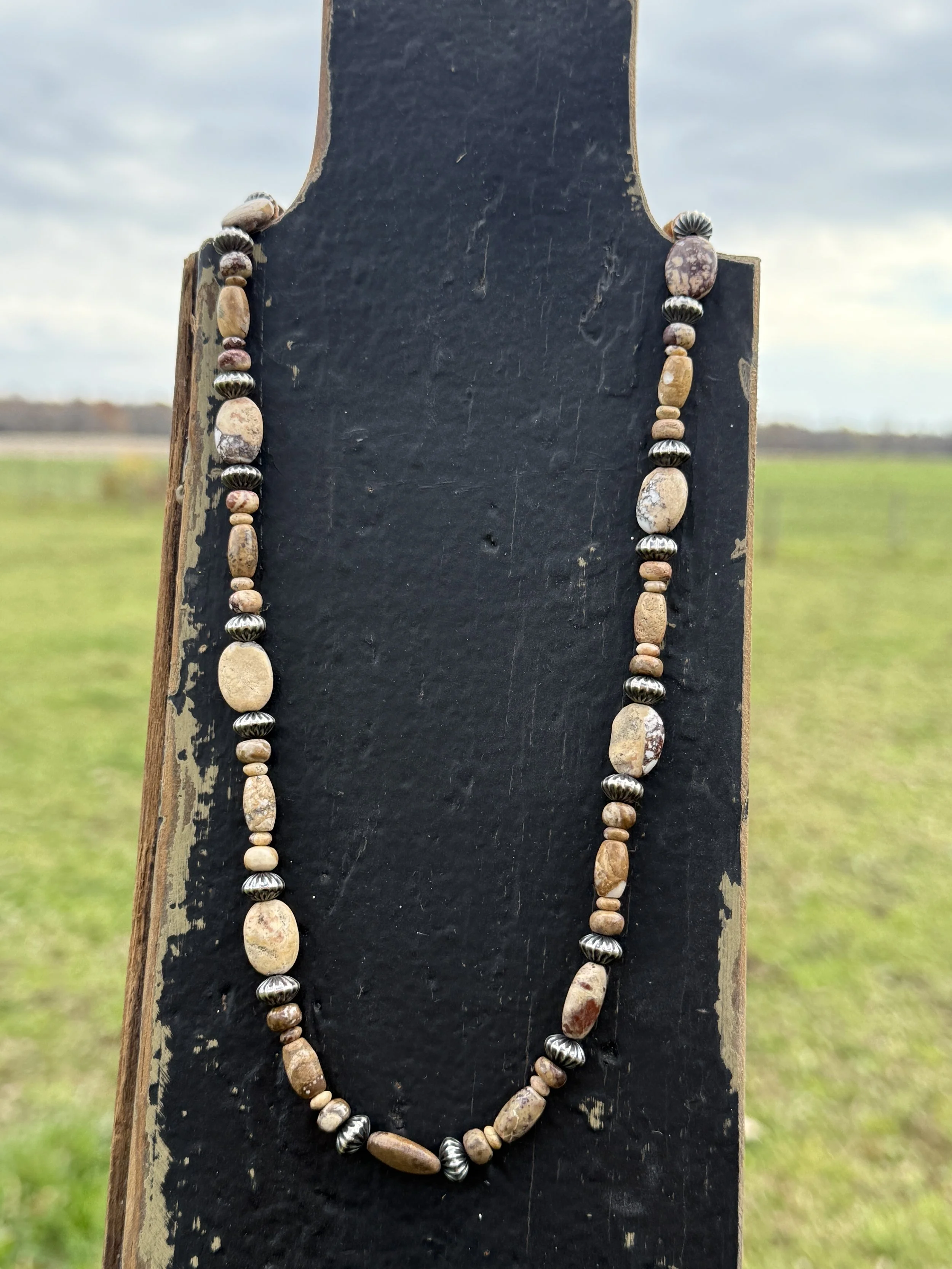 Multi-shaped Arizona Wild Horse and Navajo Pearls