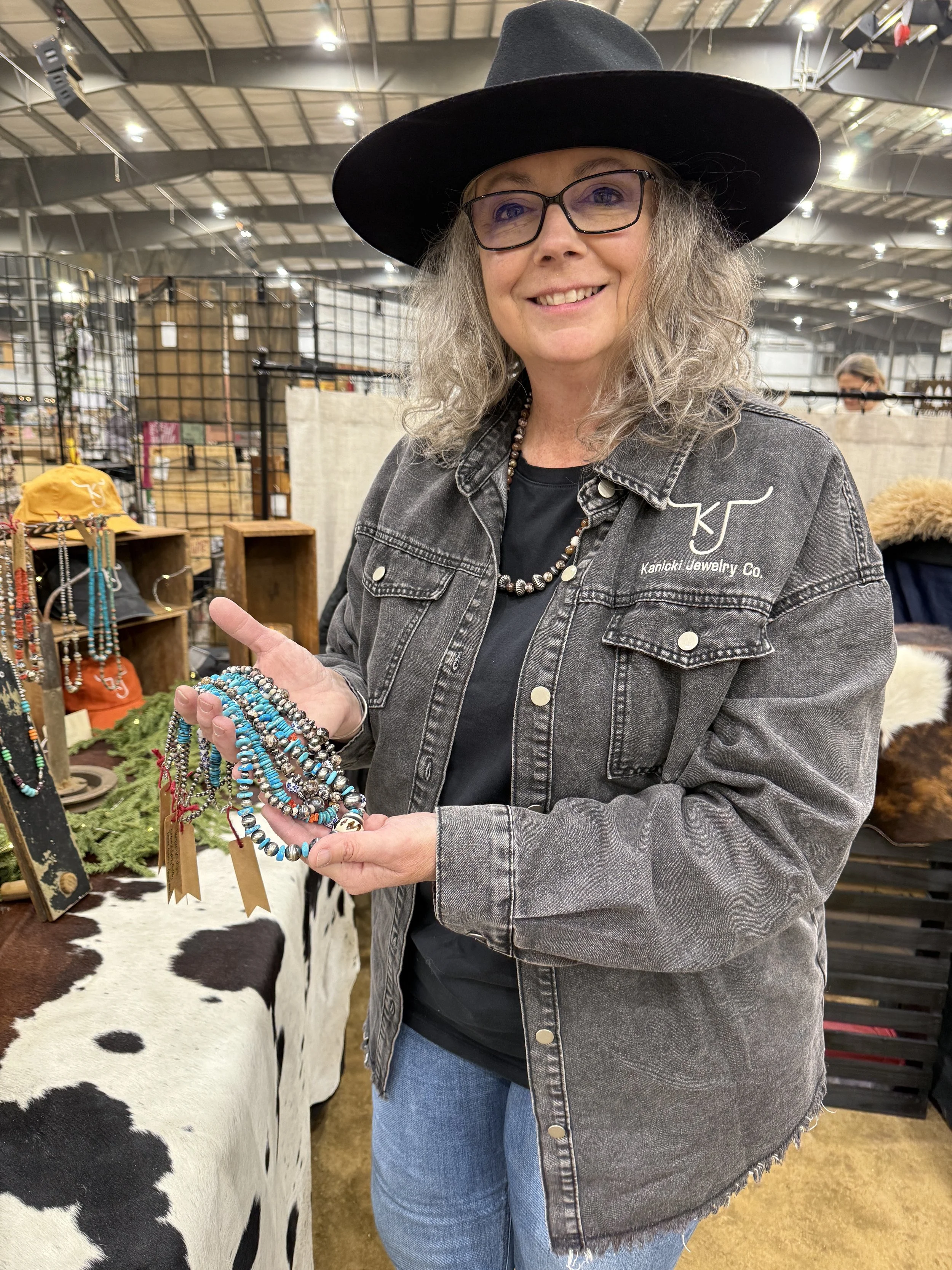 Kanicki Jewelry Co. offers custom western jewelry crafted with Navajo pearls, turquoise, spiny oyster and natural stones in Pierpont, Ohio.