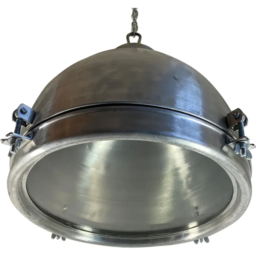 Vintage Reproduction Industrial Aluminum Shade Hanging Ship Cargo Pendant Light
