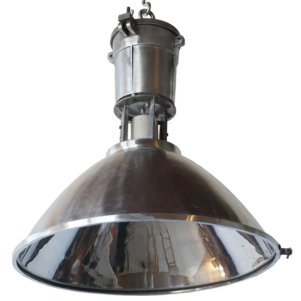Vintage Reproduction Industrial Aluminum Shade Pendant Light