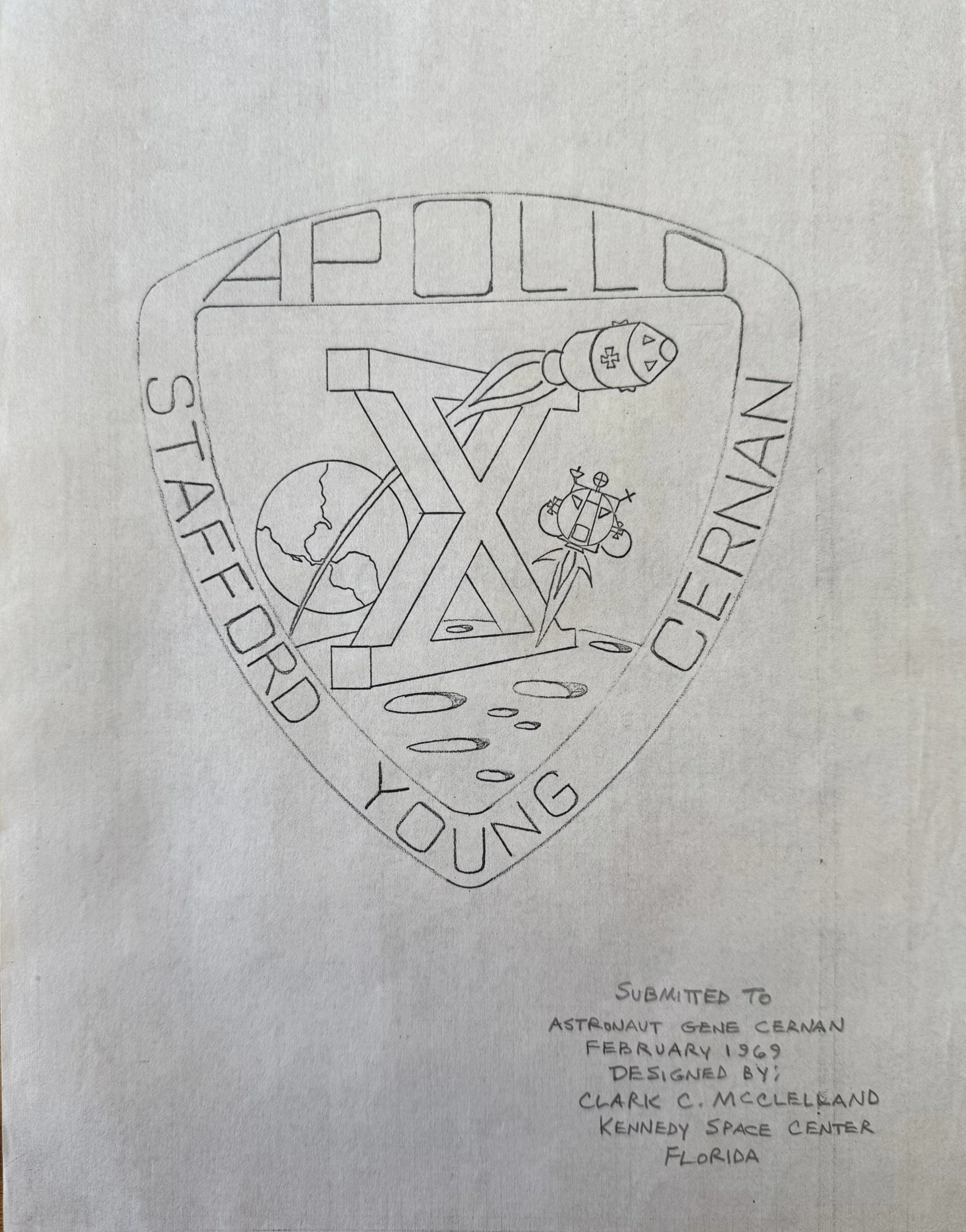 Apollo 10 Mission Patch Design Copy