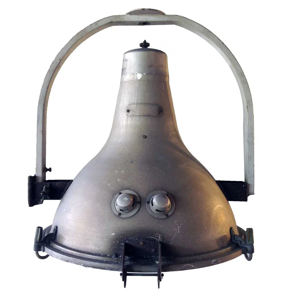 Very Large Fidenza Vetraria Industrial Armature Hanging Light