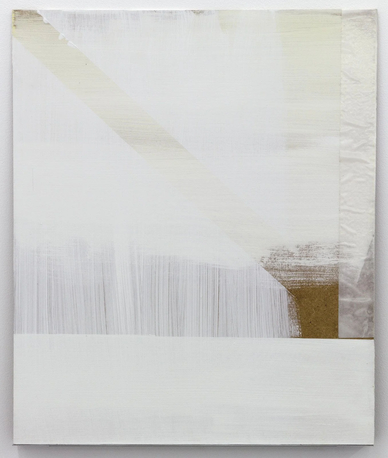 Untitled, 2011, acrylic and tape on wood, 60 x 50 cm, private collection