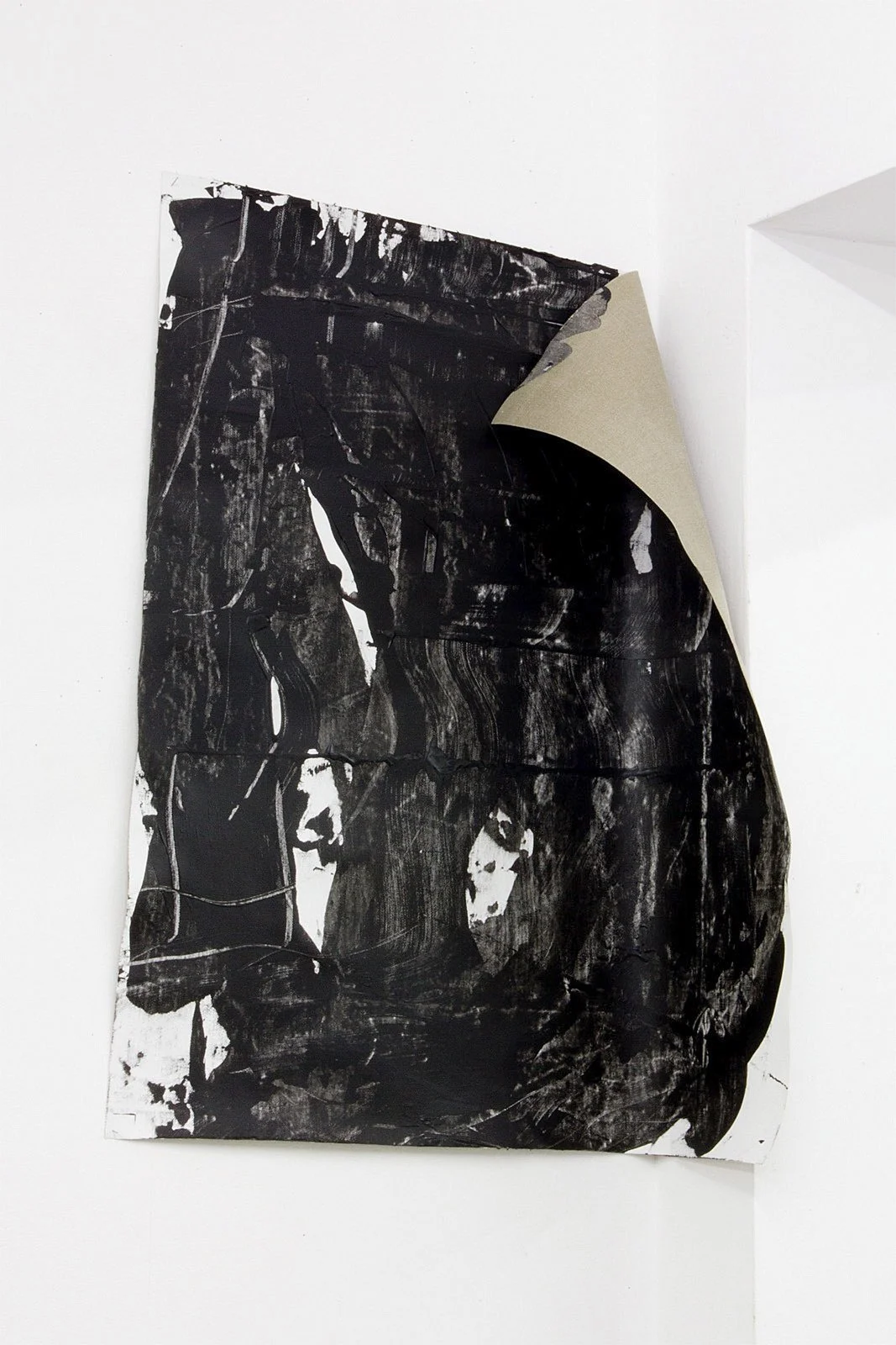 Untitled, 2018, acrylic on canvas, 78 x 67 cm.