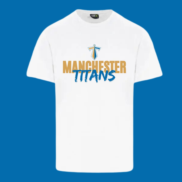 White Titans Print Tee