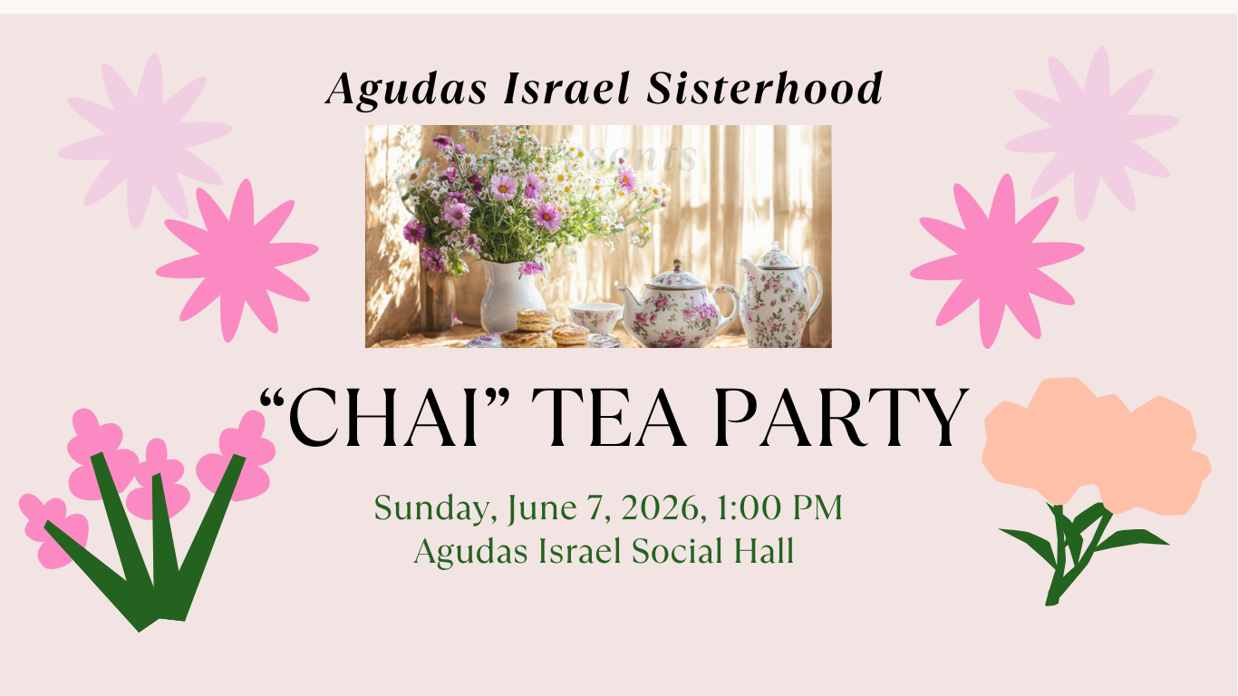 Sisterhood “Chai” Tea Party