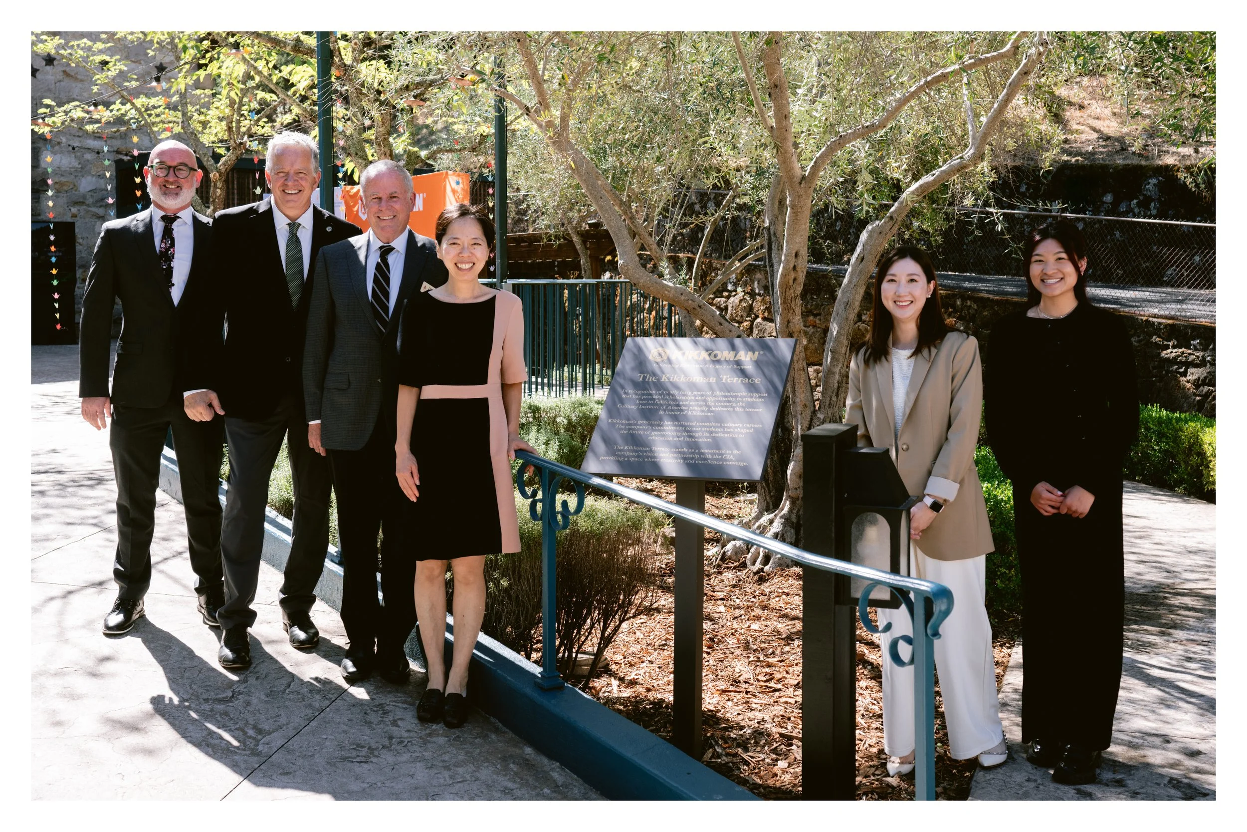 Dedication of Kikkoman Terrace