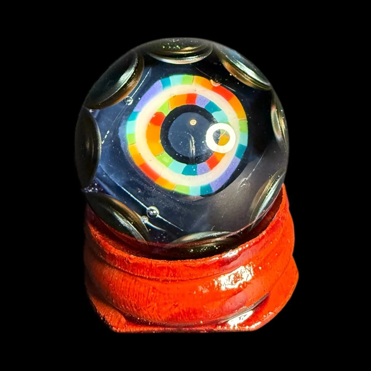 Rainbow Circle Murrine & Dotstack Marble
