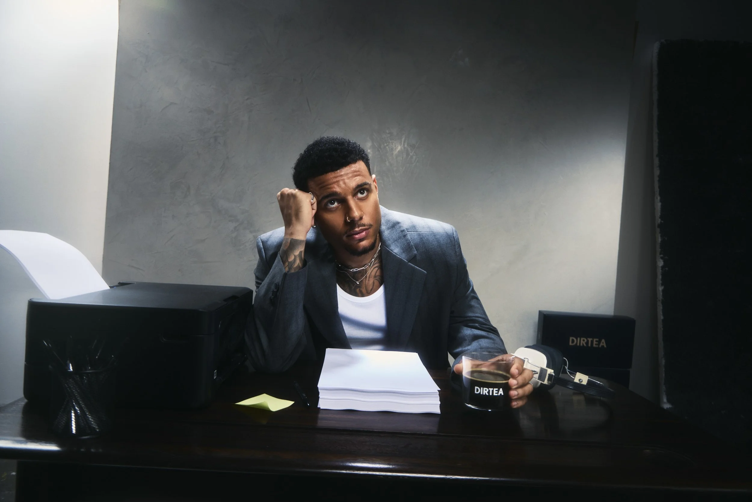 Editorial portrait photography for DIRTEA campaign