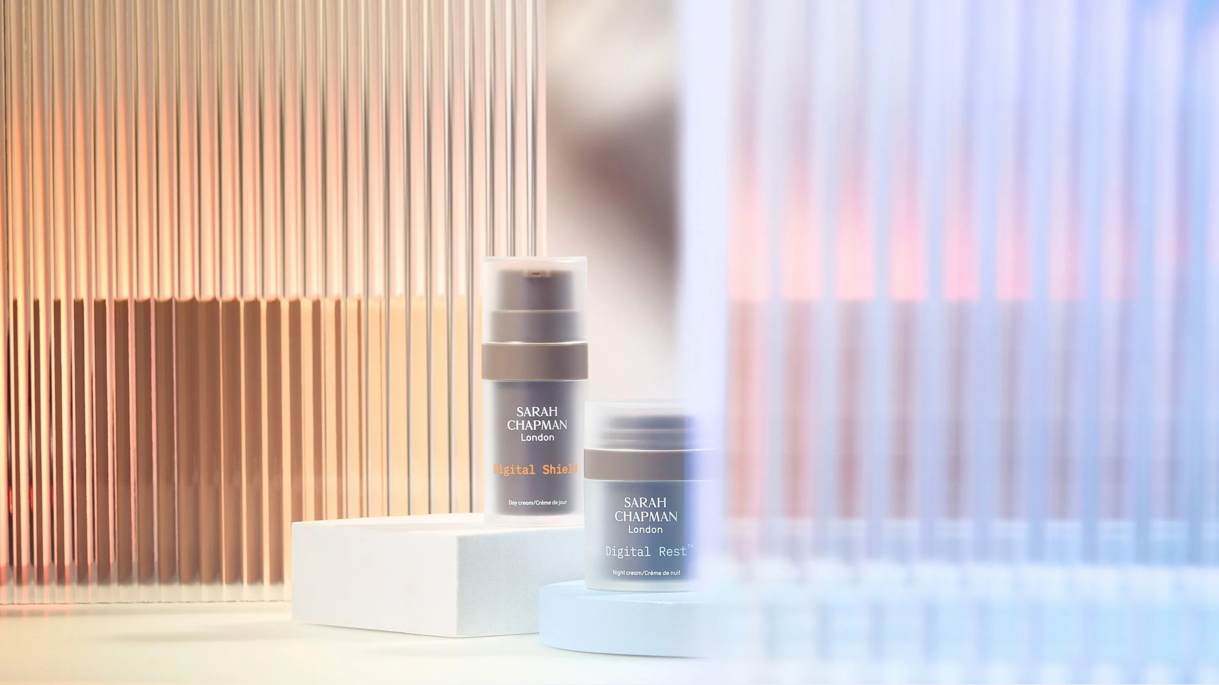 Luxury beauty product photography for Sarah Chapman skincare