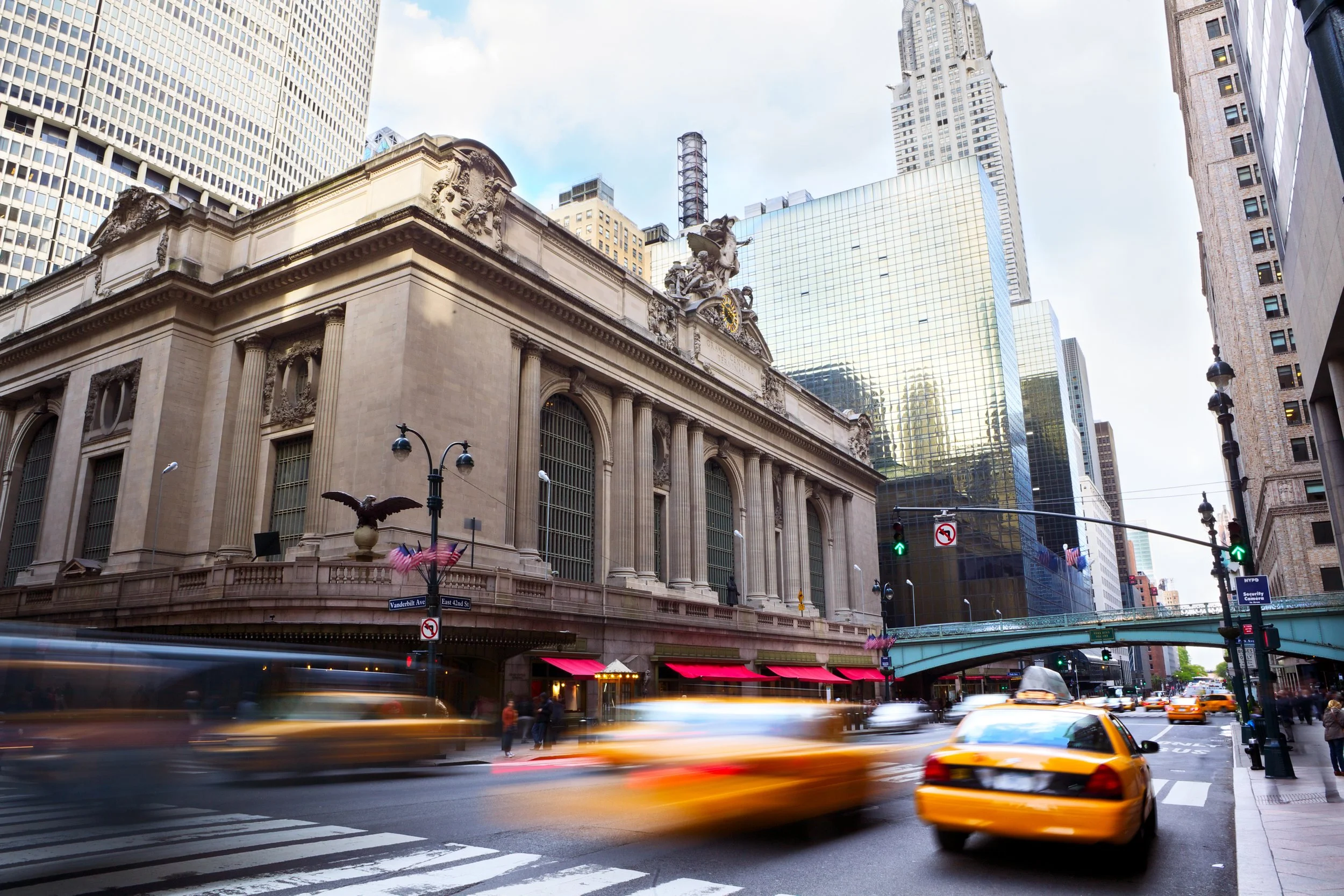 Street view of Grand Central in NYC
