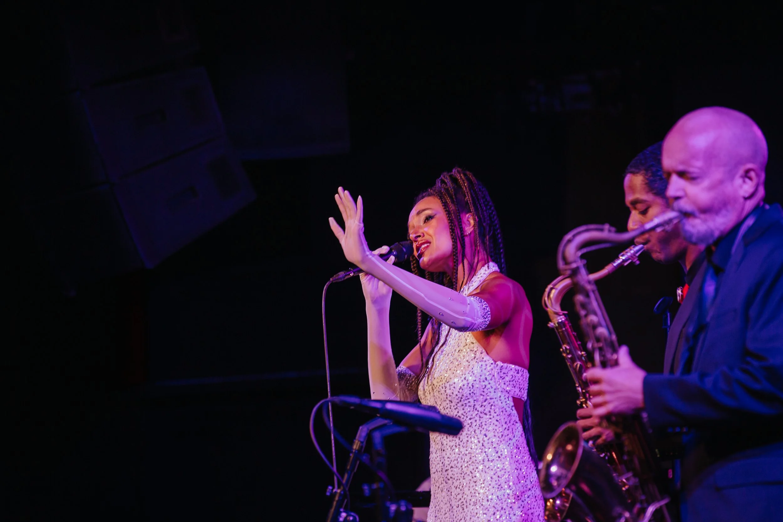 by Jessie Coleman, Le Poisson Rouge, New York City. Jeff Goldblum and the Mildred Snitzer Orchestra. July '24