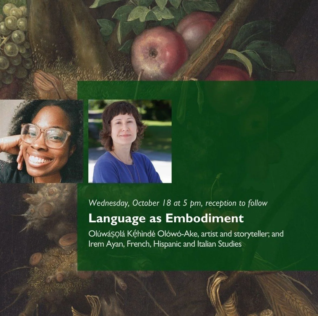 2023 (October): Ahọn Dudu. Language as Embodiment. Panel discussion & performance at Green College University of British Columbia.