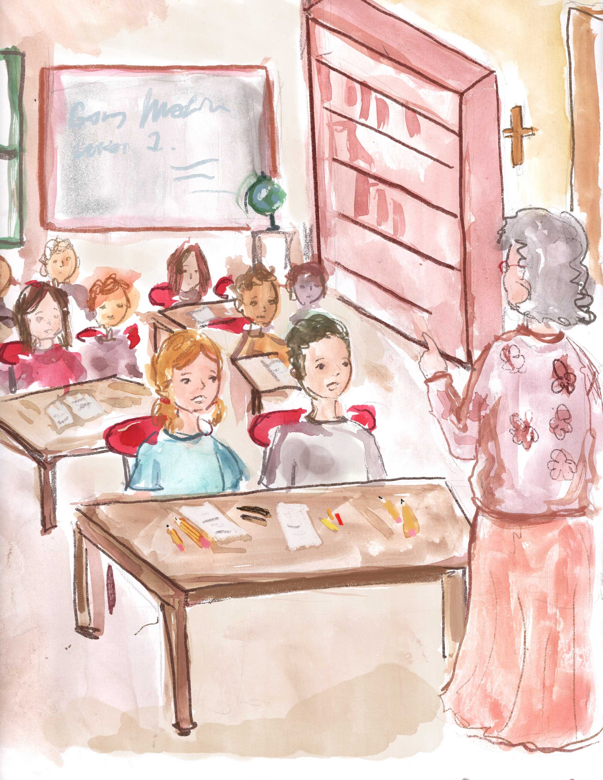 Page from storybook commission