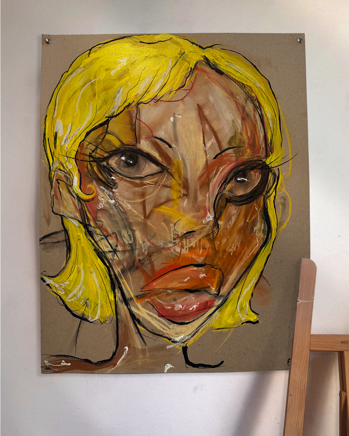 Portrait 3/3 | 22 x 30 Mixed Media on Poster Board