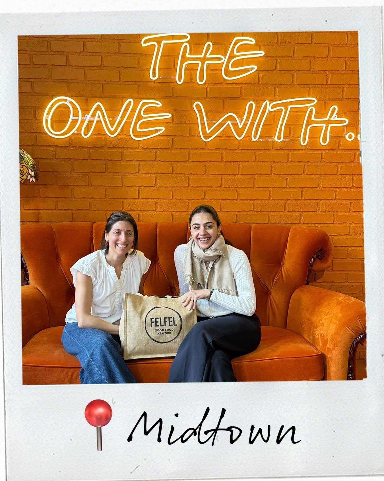 The one with... the best office lunch in NYC, that&rsquo;s us 😉

Our client experience team superstars Rachele &amp; Esmme took an important detour on a day full of site visits to sit on the most famous couch in NYC 🛋️

We&rsquo;d like to think Mon