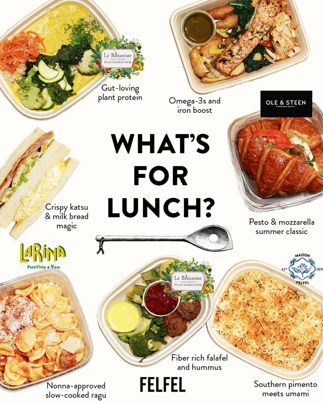 Lunch at the office? This or nothing.
This week&rsquo;s FELFEL menu is looking delectable 🤌🤗