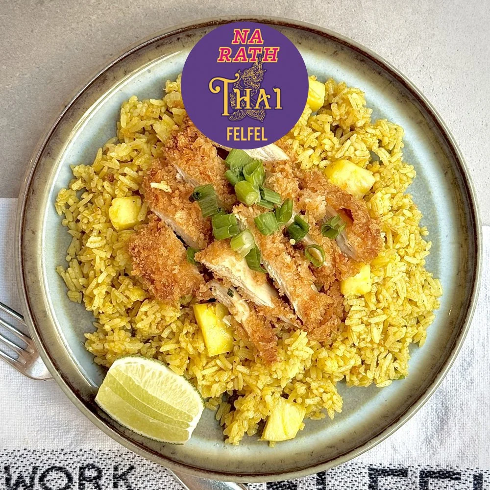 Spicy Thai Chicken with Pineapple Fried Rice