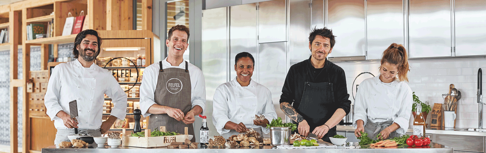 Food and Beverage Machine Companies - this one comes with real chefs.