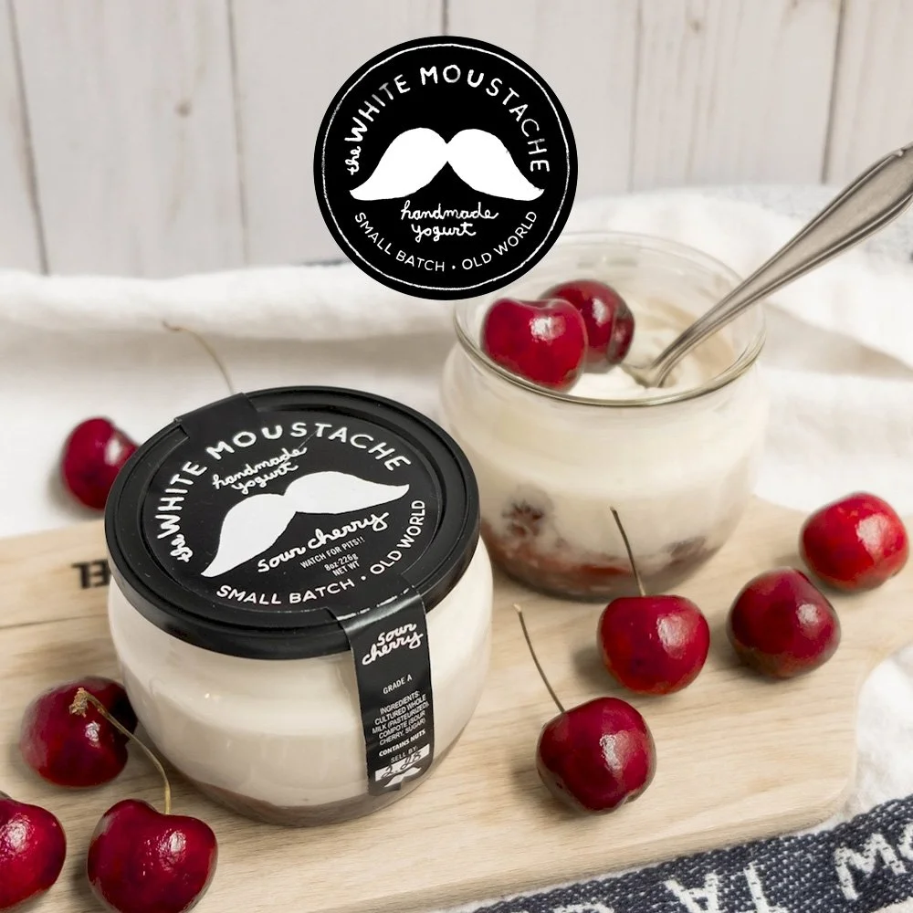 White Moustache Sour Cherry Greek Yogurt