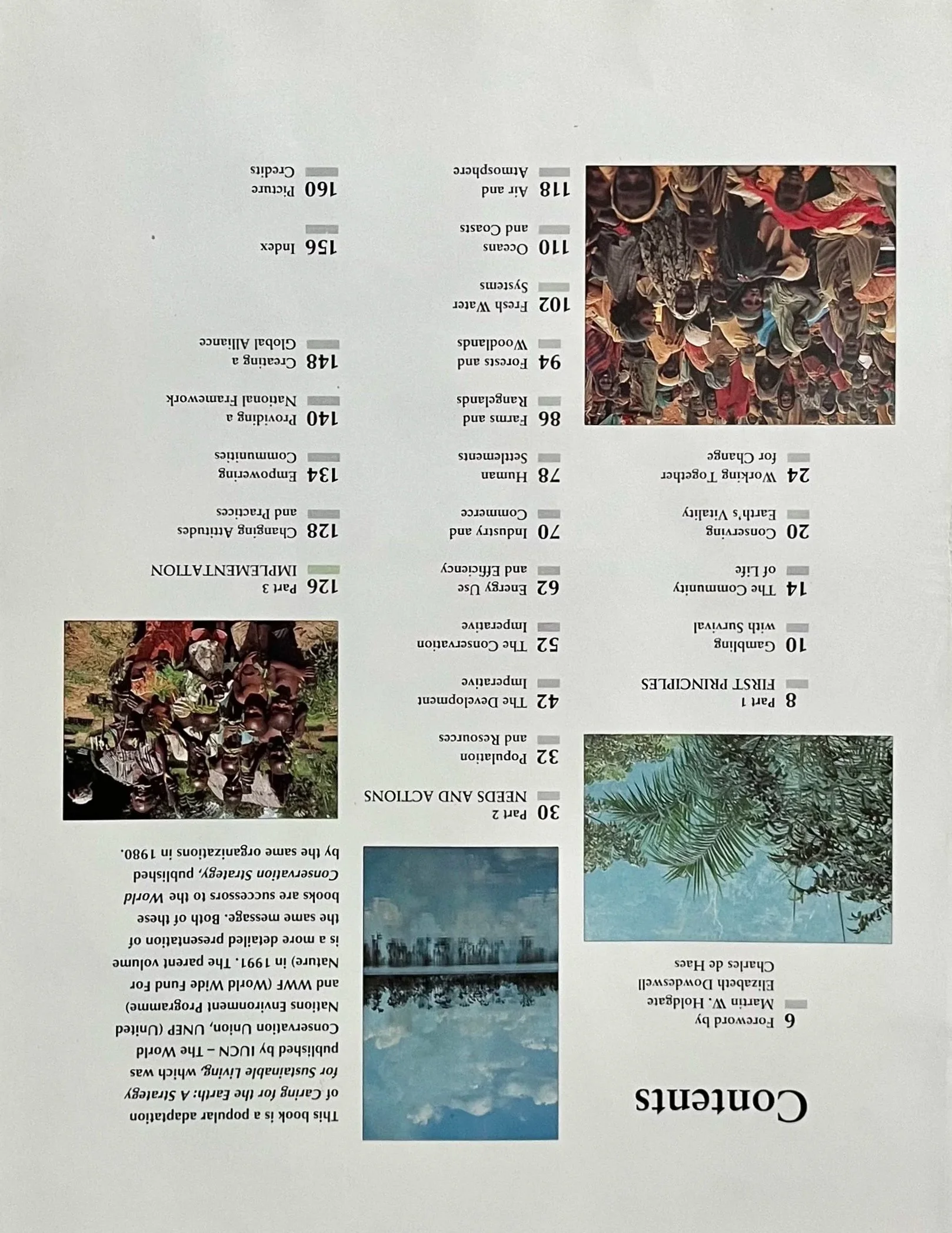 Tourist guide with images and descriptions of various attractions in the Seychelles, including beaches, resorts, and natural scenery.