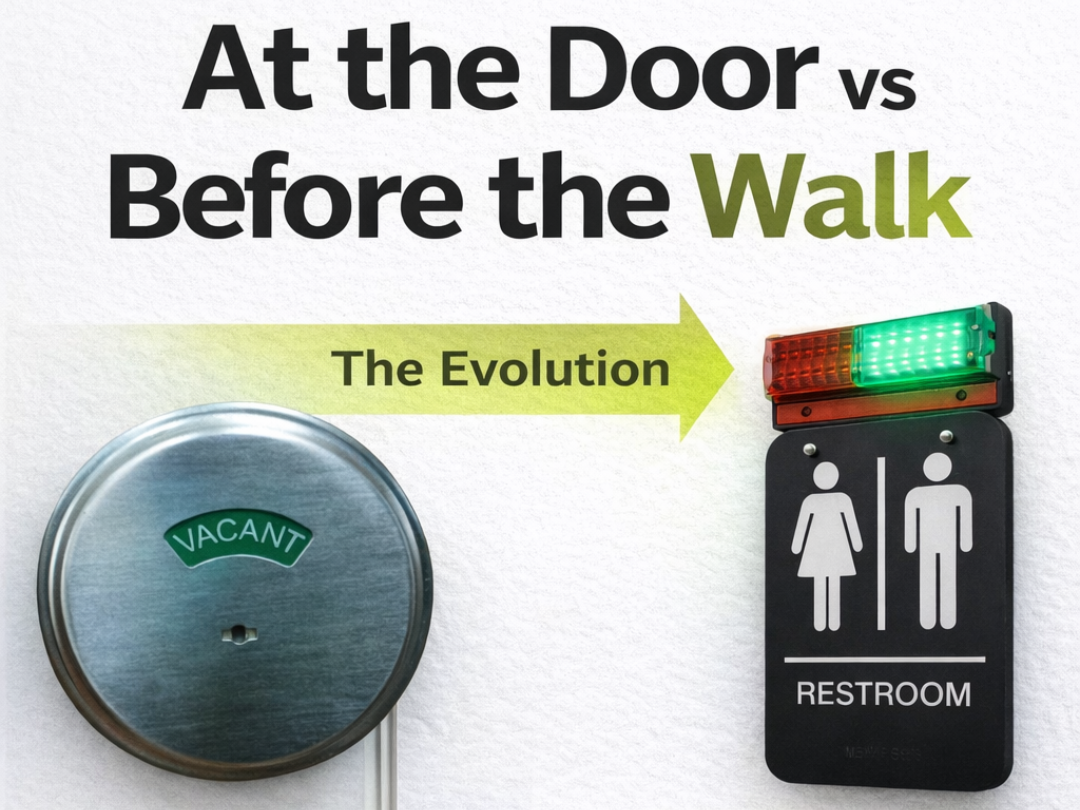 Types of Restroom Occupancy Indicators (pro &amp; cons)