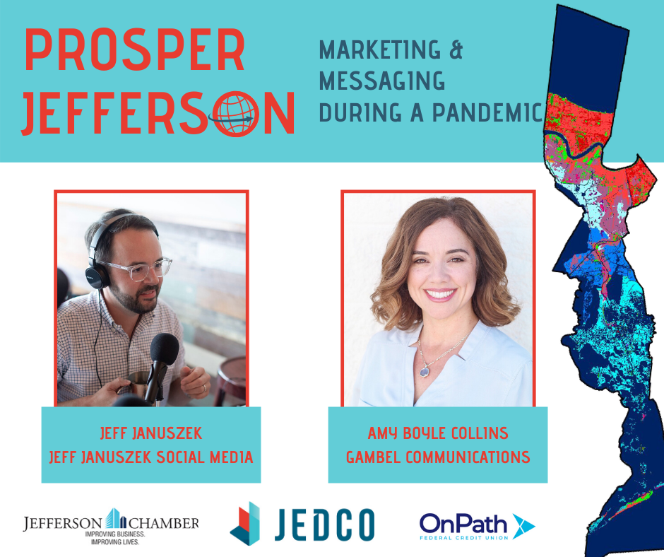 Jefferson Chamber, JEDCO to Host Webinar on Marketing & Messaging During a Pandemic