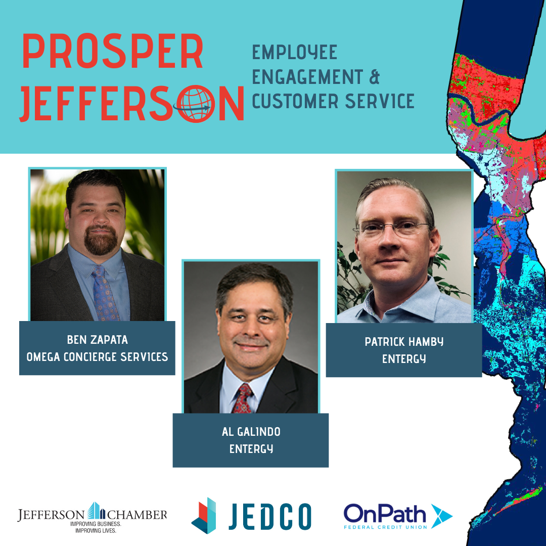 Jefferson Chamber, JEDCO to host a Prosper Jefferson webinar on employee engagement and customer service during the pandemic