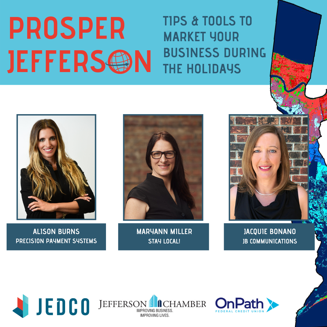 Jefferson Chamber to Host Prosper Jefferson Seminar on Marketing Your Small Business During the Holidays