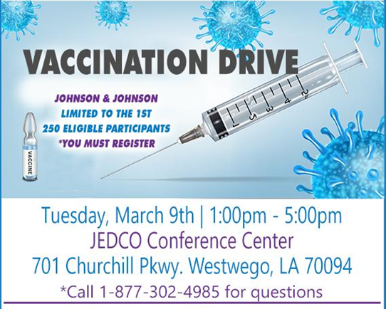 COVID-19 Vaccine Drive March 9