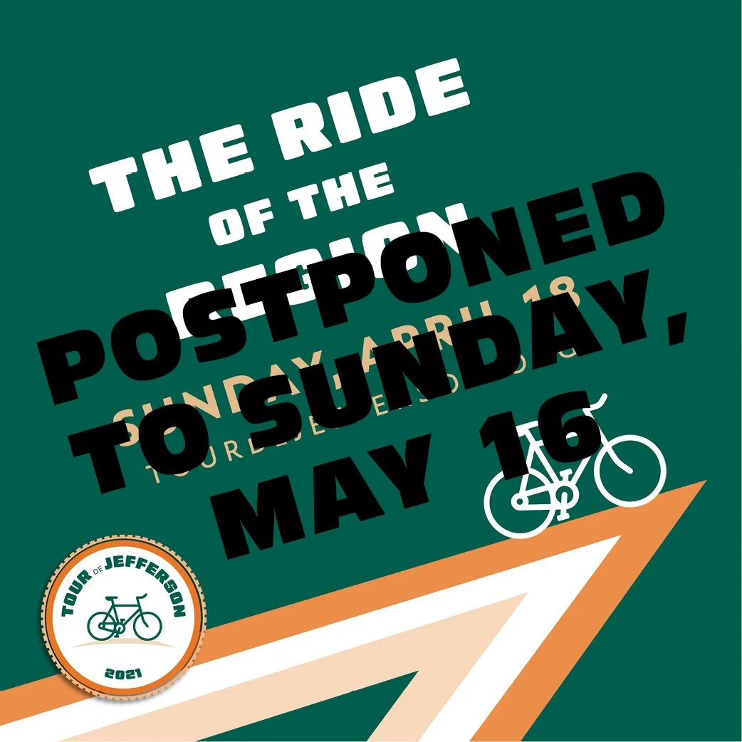 TOUR DE JEFFERSON POSTPONED