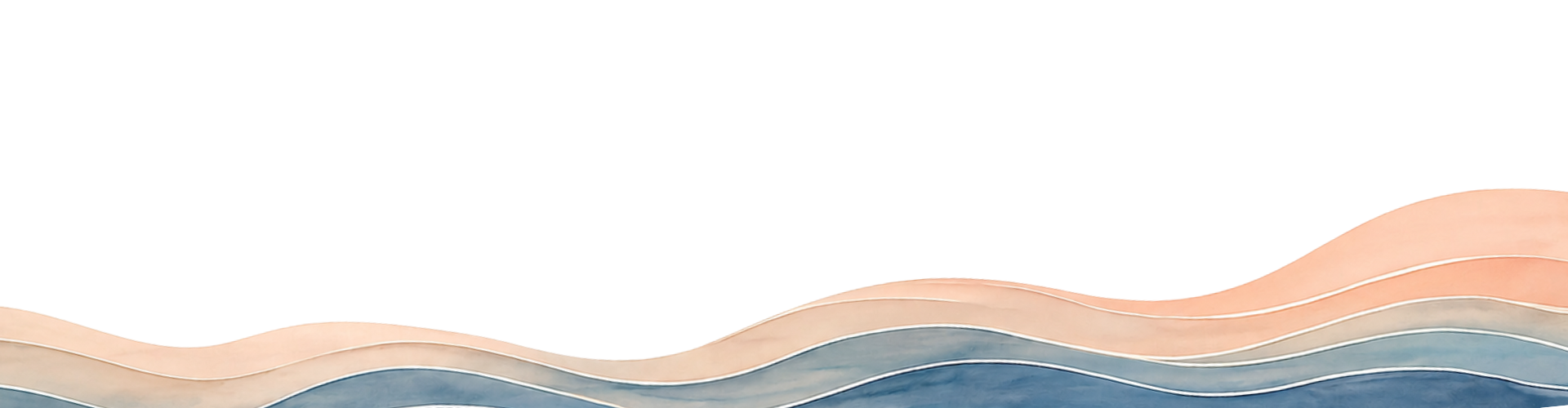 Organic strata layer artwork in pink and blue tones.