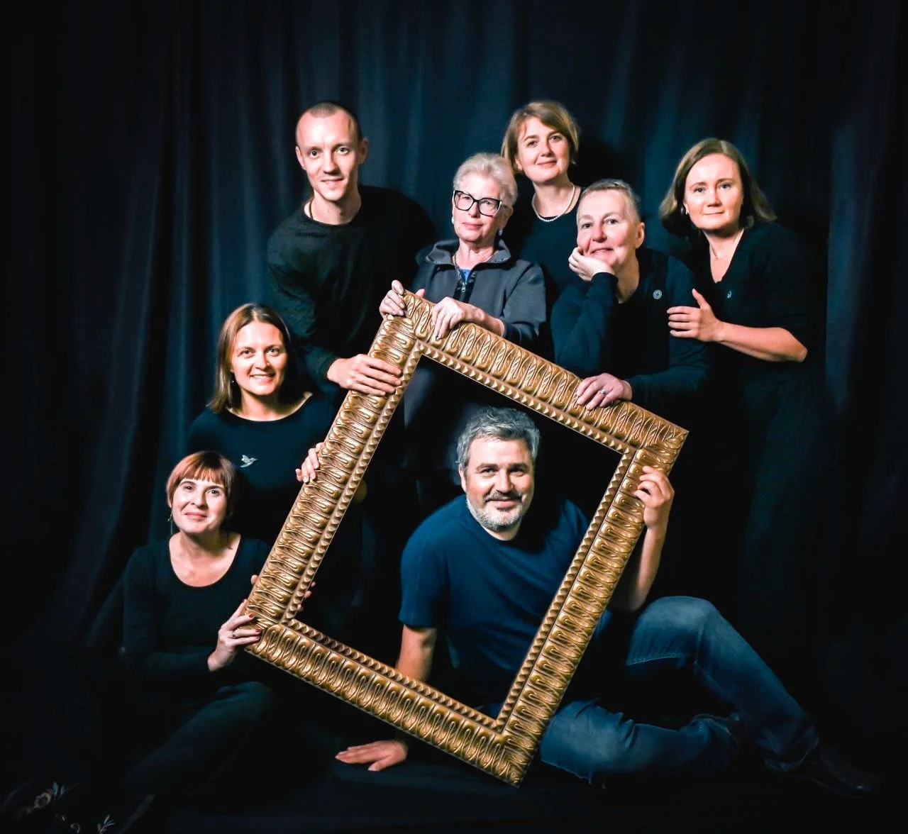 Yes, this is our puppet theater, which we are creating from scratch: we make the puppets ourselves, have written the play's script, and fully immerse ourselves in the characters' roles. It is our creation, and we look forward to introducing it to you