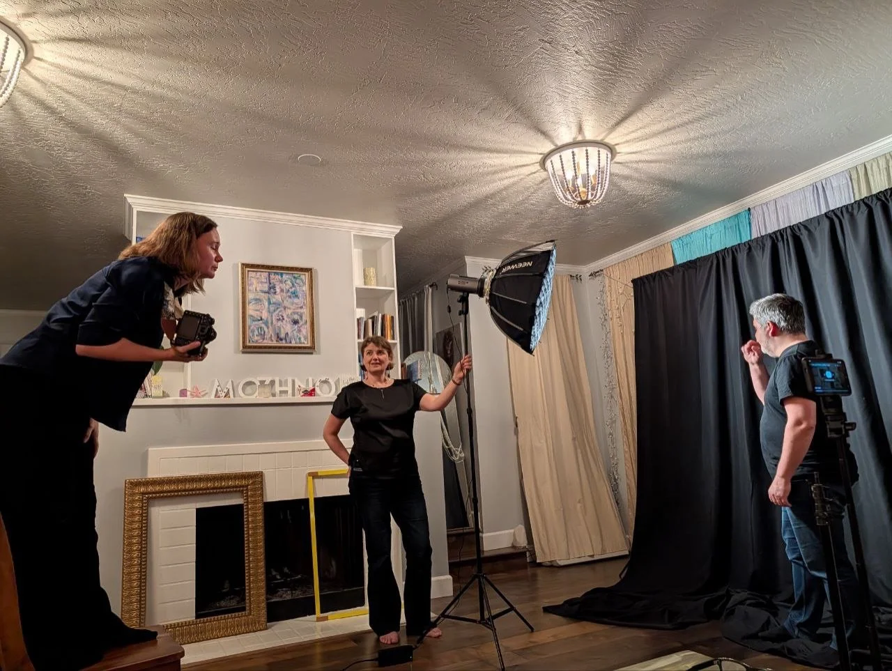 Sometimes the scene isn&rsquo;t the hardest part &mdash; finding the angle is. 

Looking. Framing. Reframing. 
From every possible angle &mdash; until the story decides to reveal itself ✨ 

#BehindTheScenes #TheaterMagic #CreativeProcess #RamkaTheate