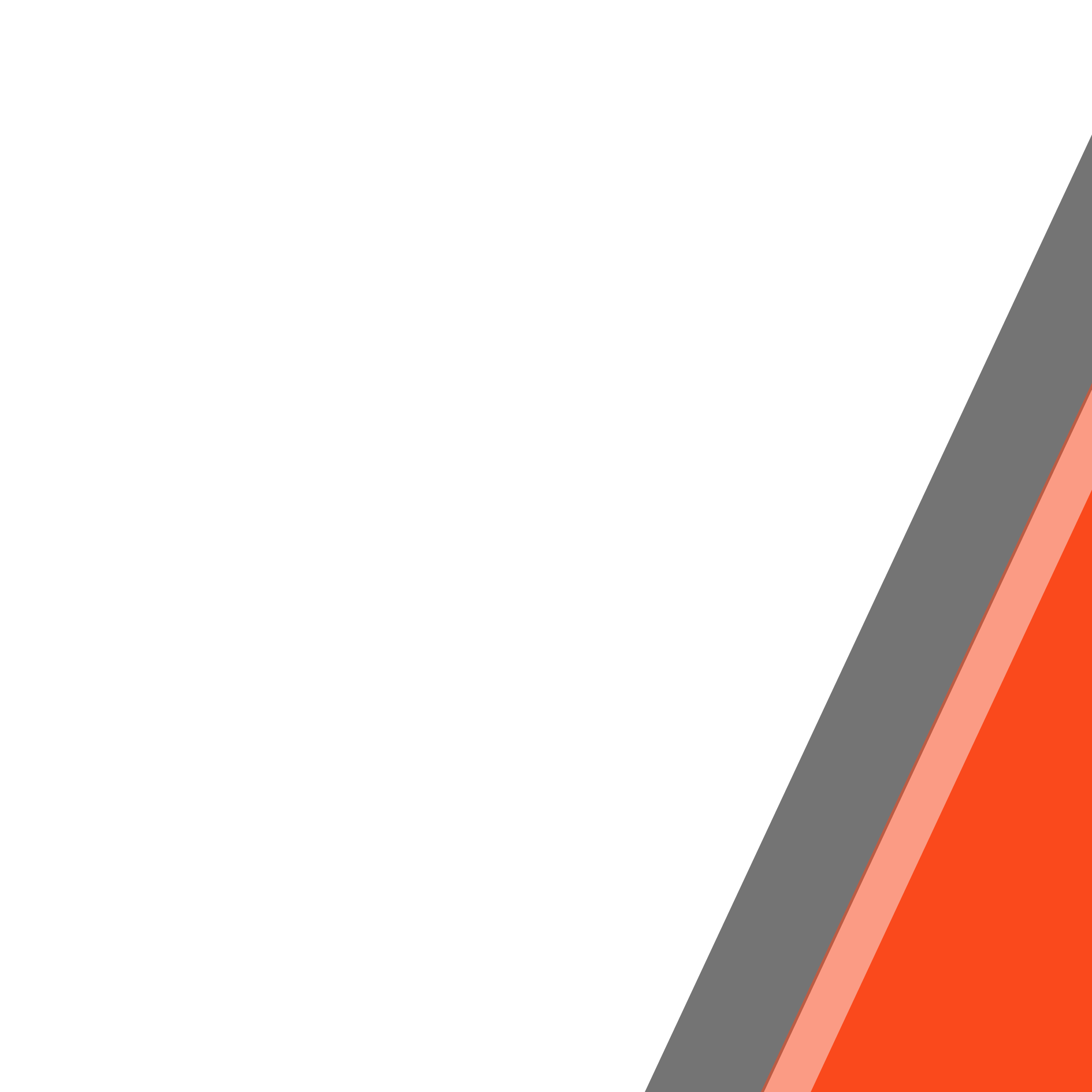 Diagonal design graphic featuring gray and red angled shapes on a light background, used as a decorative layout element.