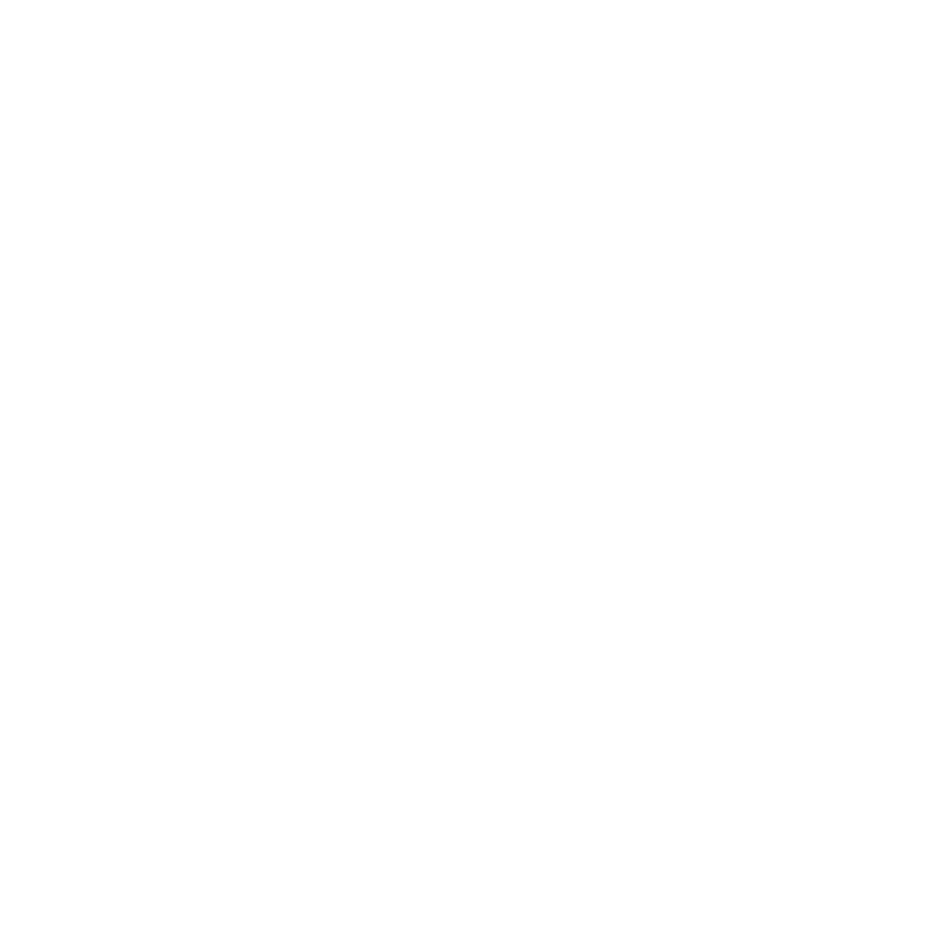 Large dark gray garage-shaped outline graphic used as a background design element.