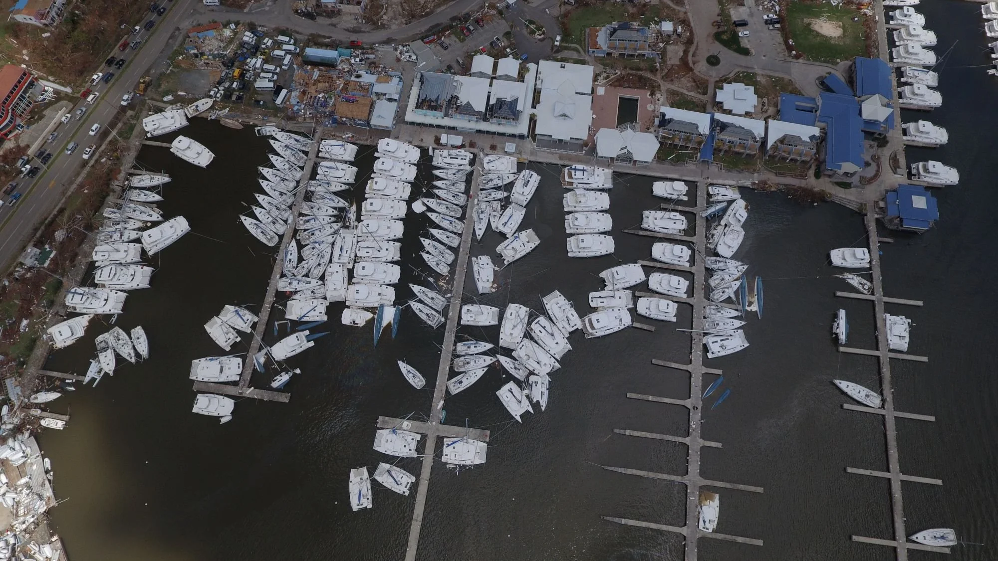 Wickhams Quay Hurricane Damage BVIs