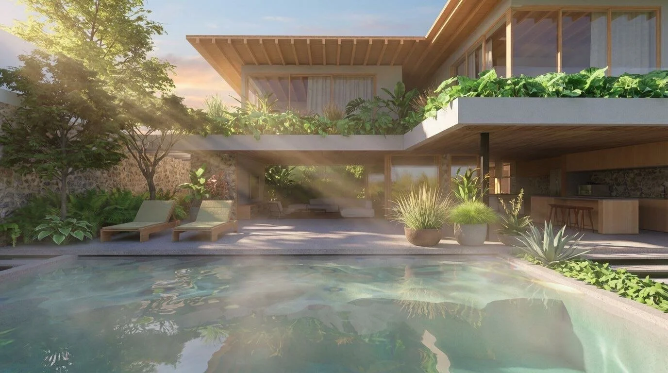 CASA TEX

As &aacute;reas sociais se voltam para o lote e para o verde ao redor, com grandes aberturas que dissolvem a fronteira entre o interior e o exterior. O lazer se estende para o terreno, valorizando a viv&ecirc;ncia da casa como espa&ccedil;o