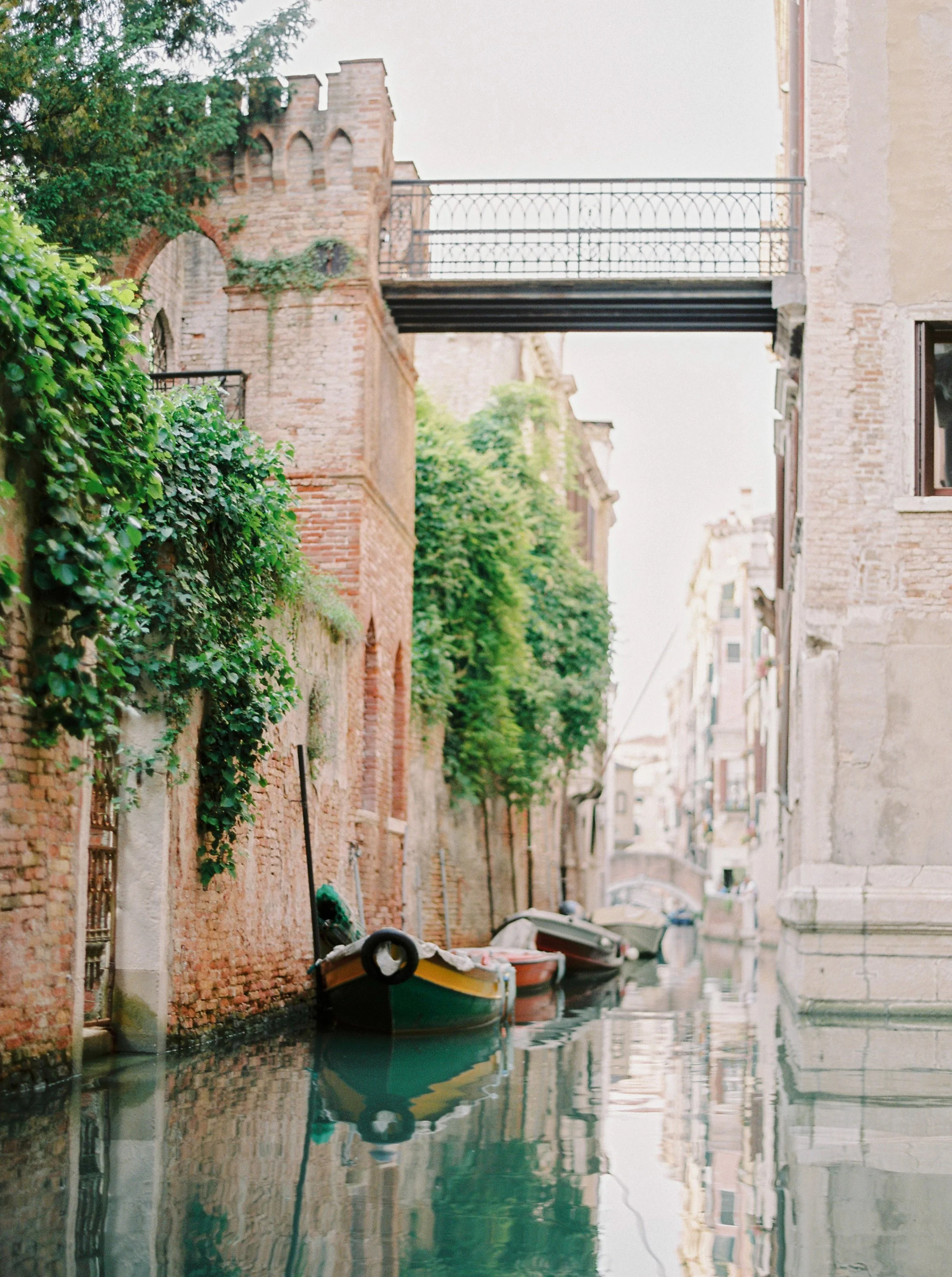 Quiet Italian canal scene reflecting intentional living, simplicity, and a slower, more mindful pace of life.