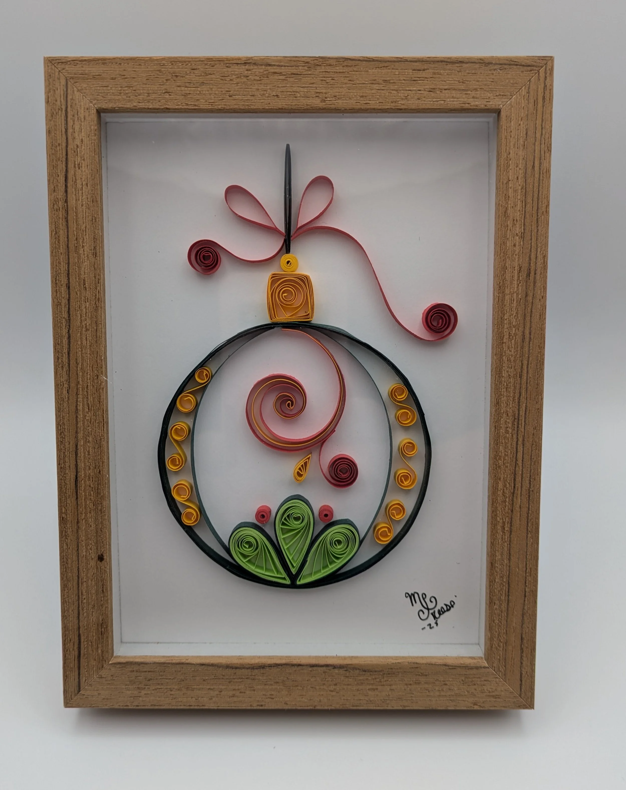 Christmas Ornament Paper Quilling 12/13