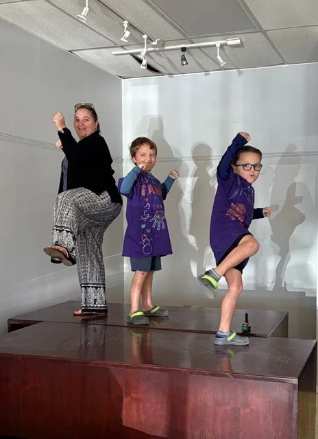 Thumbprint Art Cafe family getting ready to renovate our new location