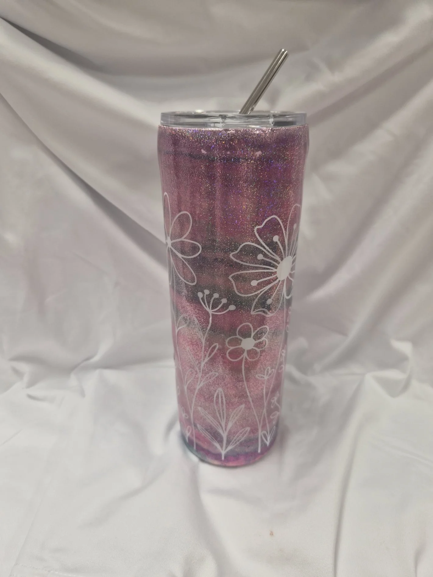 flowers with tumbler.jpg