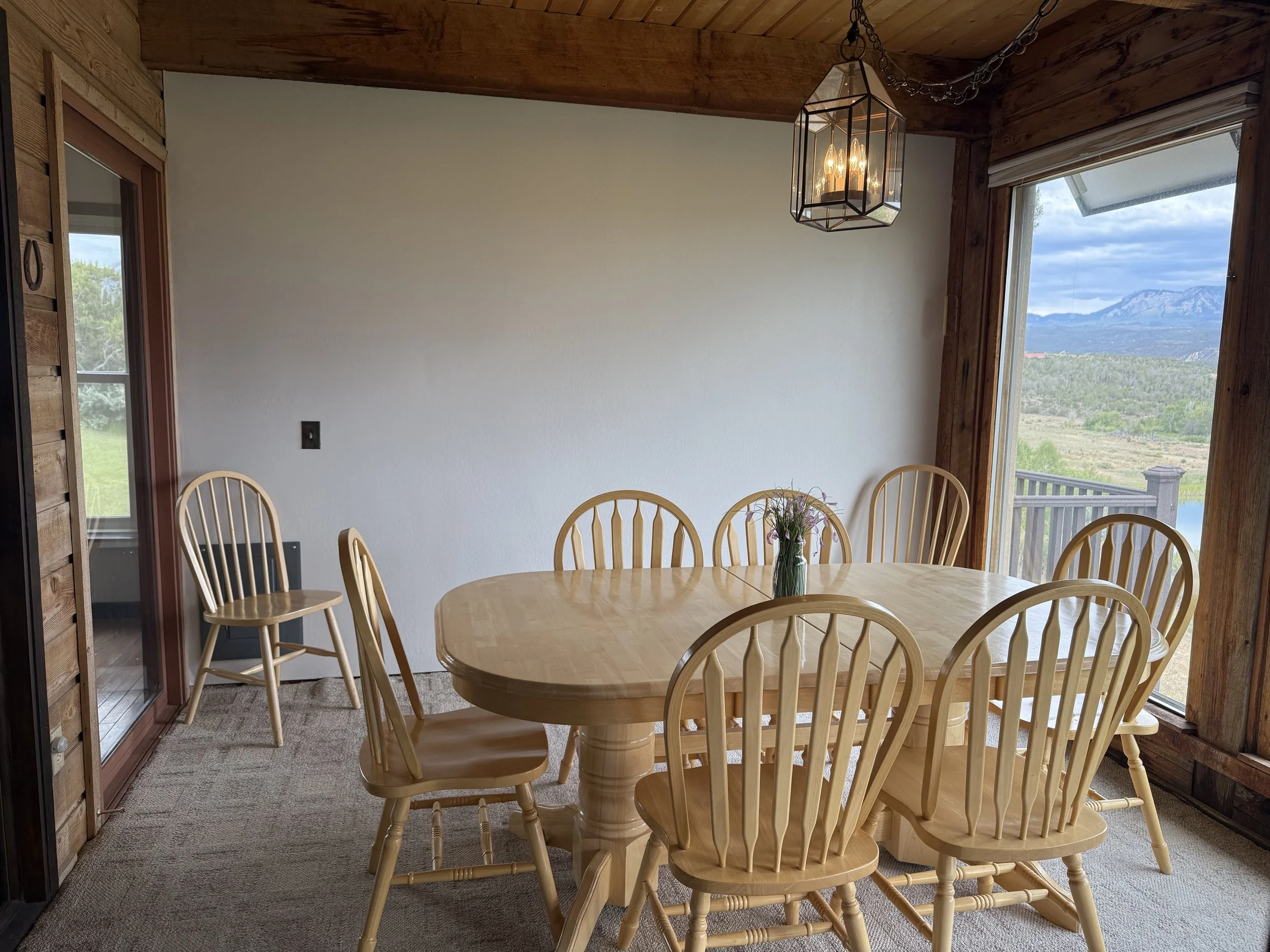 Sunroom Dining area