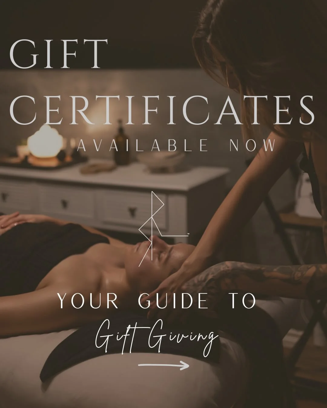 Here&rsquo;s your guide to gifting Skin Rituals this year! 
While I have the convenient option of online Gift Cards, even I prefer tangible certificates so both options are available ❄️
To pick up a Gift Certificate in studio please call ahead 928-46