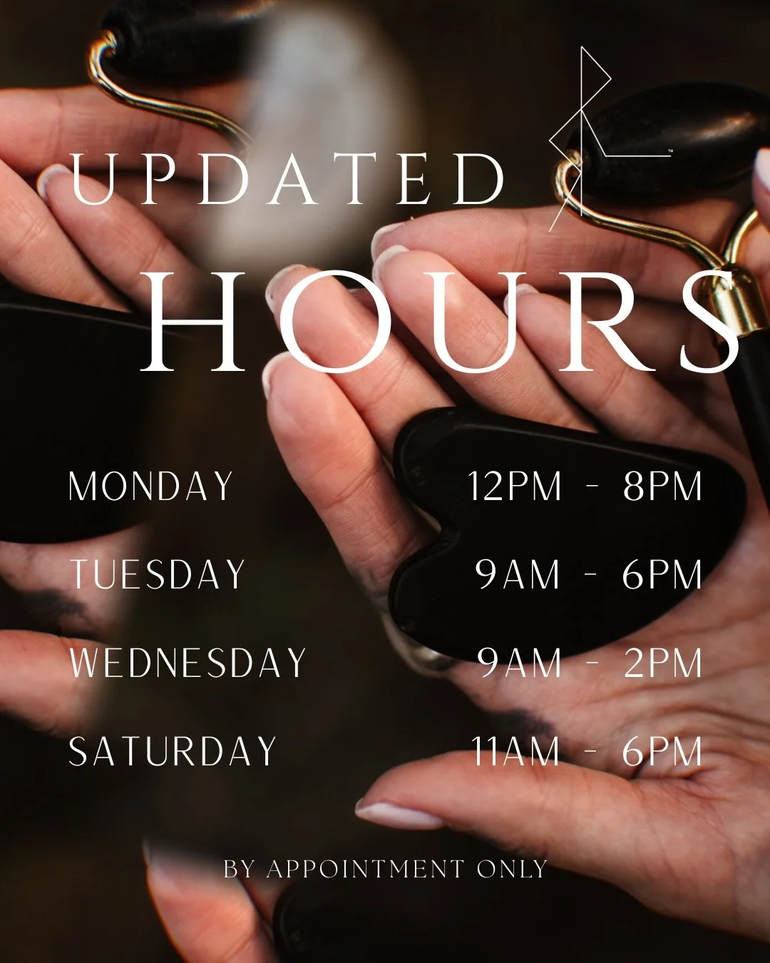 With updated hours going into the new year, I&rsquo;m excited to welcome new guests and continue supporting returning clients with intentional, root focused and results-driven care. 
Saturday Appointments are now open to book 🗓️ 
Link in Bio ❤️

#pr